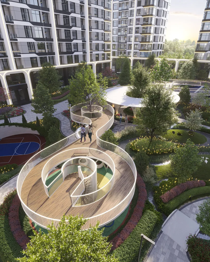 Закрытый двор 1.2 гектара